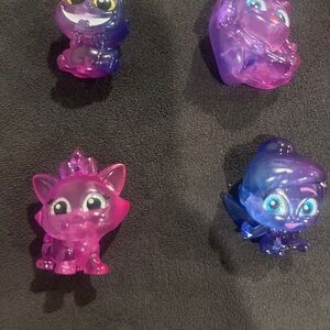 Set of Four Cheshire Cat, Aurora, Marie, Tinkerbell